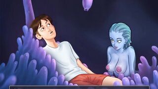 Summertime Saga- Sea Monster's Blowjob Part 151