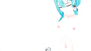 Honkai Impact 3rd Griseo Transparent Clothing Undress Nude Dance Hentai addiction Mmd 3D Blue Hair Color Edit Smixix