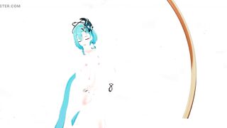 Honkai Impact 3rd Griseo Transparent Clothing Undress Nude Dance Hentai addiction Mmd 3D Blue Hair Color Edit Smixix