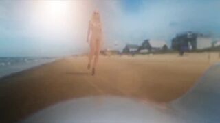 Hot 3D Blobde Beach Girl Fucked by Monster Cock