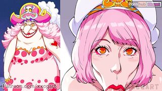 OnePiece Hentai - Big MoM (夏洛特·莉莉) Shārotto Rinrin - Hentai Anime Art