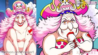 OnePiece Hentai - Big MoM (夏洛特·莉莉) Shārotto Rinrin - Hentai Anime Art