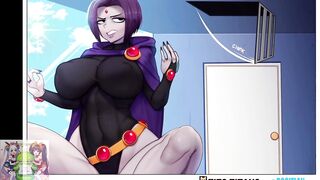 Raven Follando a Su Compañero Robin - Robin X Raven