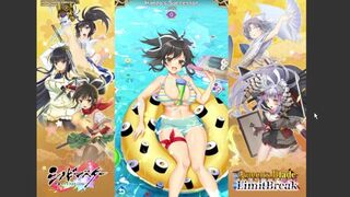 Queen's Blade Limit Break x Senran Kagura New Link Collab Hanzo's Successor Asuka Fanservice