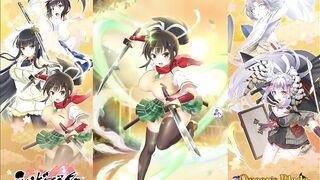 Queen's Blade Limit Break x Senran Kagura New Link Collab Hanzo's Successor Asuka Fanservice