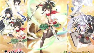 Queen's Blade Limit Break x Senran Kagura New Link Collab Hanzo's Successor Asuka Fanservice