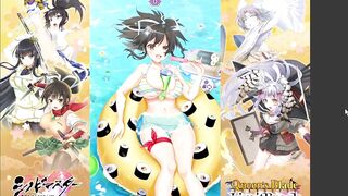 Queen's Blade Limit Break x Senran Kagura New Link Collab Hanzo's Successor Asuka Fanservice