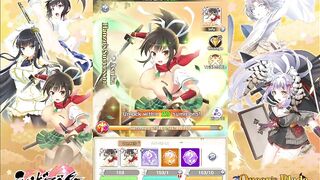 Queen's Blade Limit Break x Senran Kagura New Link Collab Hanzo's Successor Asuka Fanservice