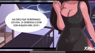 Steven universe adulto folla a Connie por su pequeño coño porn comic