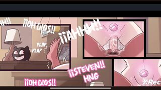 Steven universe adulto folla a Connie por su pequeño coño porn comic