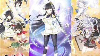 Queen's Blade Limit Break x Senran Kagura New Link Collab Pheonix Conglomerate Ninja Ikaruga