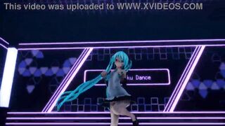 Hatsune Miku MMD Strip Dance