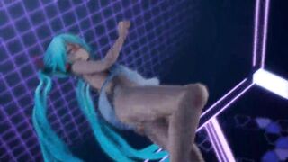 Hatsune Miku MMD Strip Dance