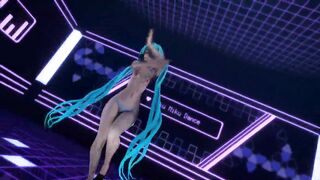 Hatsune Miku MMD Strip Dance