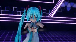 Hatsune Miku MMD Strip Dance