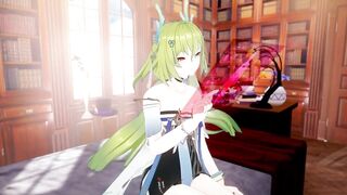 Osiris Hentai Aether Gazer Missionary Sex X-Ray Creampie MMD 3D Blonde Hair Color Edit Smixix