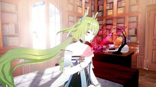 Osiris Hentai Aether Gazer Missionary Sex X-Ray Creampie MMD 3D Blonde Hair Color Edit Smixix