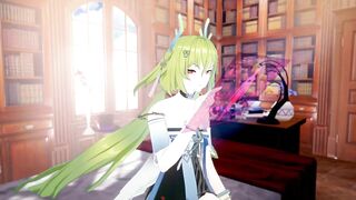 Osiris Hentai Aether Gazer Missionary Sex X-Ray Creampie MMD 3D Blonde Hair Color Edit Smixix