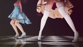 Mmd R-18 Anime Girls Sexy Dancing Clip 348