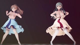 Mmd R-18 Anime Girls Sexy Dancing Clip 348