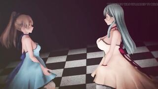 Mmd R-18 Anime Girls Sexy Dancing Clip 348