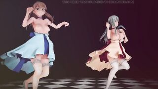 Mmd R-18 Anime Girls Sexy Dancing Clip 348