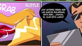 Las waifus de Totally Spies Follando en un Burdel - Comic Porno de Totally Spies