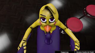 Hentai - FNAF Chica blowjob POV