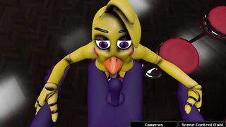 Hentai - FNAF Chica blowjob POV