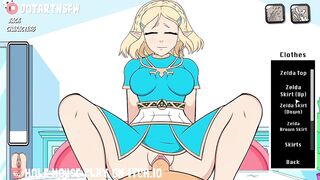 Zelda Cowgirl Grinding Squirting Orgasm - Hole House