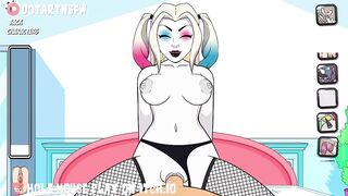 Harley Quinn Nipple Size Change Cowgirl Grinding Creampie - Hole House