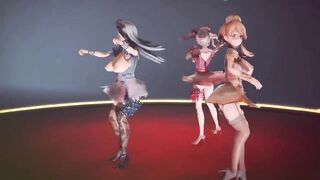 Mmd R-18 Anime Girls Sexy Dancing Clip 384