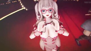 Mmd R-18 Anime Girls Sexy Dancing Clip 384