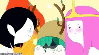 Adventure Time cartoon orgy 2D animation