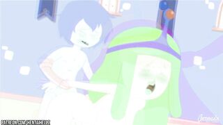 Adventure Time cartoon orgy 2D animation