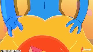 Adventure Time cartoon orgy 2D animation