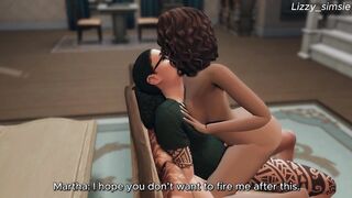 Horny babysitter seduces lonely dad into sex - sims 4