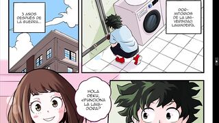 Uraraka quiere tener la gran polla de Deku dentro de su coño mojado xxx