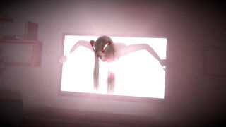 3D American New Model Michelle Cosplay a Succubus Ask the Big Cock to Fuck Her Pussy