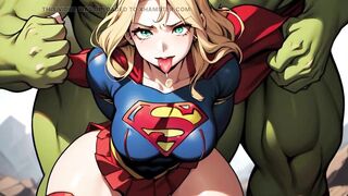 Supergirl Vs The Hulk - Veins of Justice