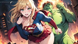 Supergirl Vs The Hulk - Veins of Justice