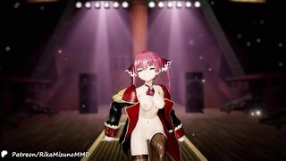 Houshou Marine - Satisfaction 【MMD R-18】| Vtuber MMD