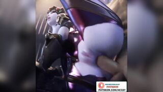 WIDOWMAKER HARD ANAL FUCKED ON THE MISSION - OVERWATCH HENTAI CARTOON