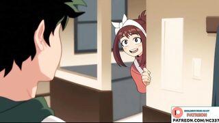 MY HERO ACADEMIA URARAKA HARD FUCKED BY DEKU AND GETTING CREAMPIE HENTAI ANIMATED 4K 60FPS