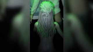 3D big boobs Asian whore cheating with big dick in the bar