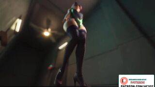 RAVEN FUTANARI FUCK I THE NIGHT CLUB | HOTTEST FUTA LESBIAN HENTAI ANIMATION