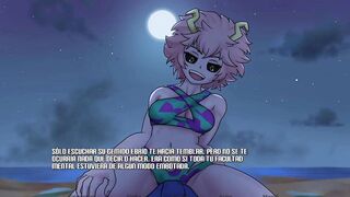 FUCKING WITH THE BEAUTIFUL MINA ASHIDO ON THE BEACH - RE HERO ACADEMY