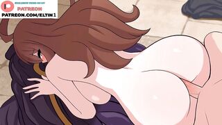 Hot Wiz Hard Fucking And Getting Creampie - Amazing KonoSuba Hentai 4k 60fps