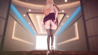 Mmd R-18 Anime Girls Sexy Dancing Clip 383