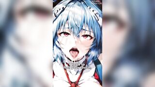 Rei Ayanami being gentle and jerking off for you - hentai joi guided jerk off instruction